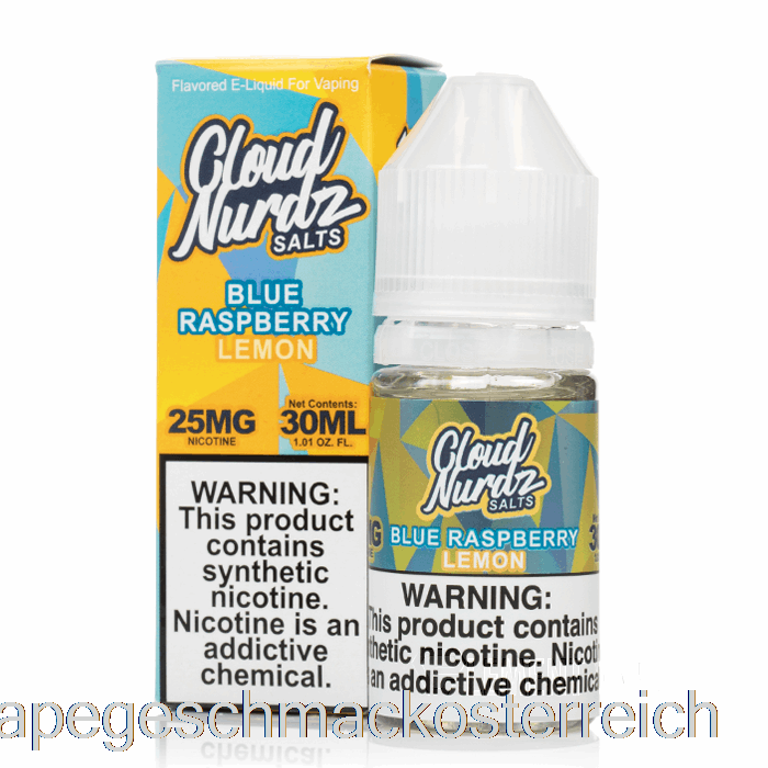 Blaue Himbeere-Zitrone – Cloud-Nurdz-Salze – 30 Ml, 25 Mg Vape-Geschmack